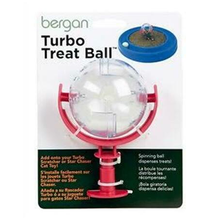 BERGAN Turbo Treat Ball for Cats, Red 879213004640